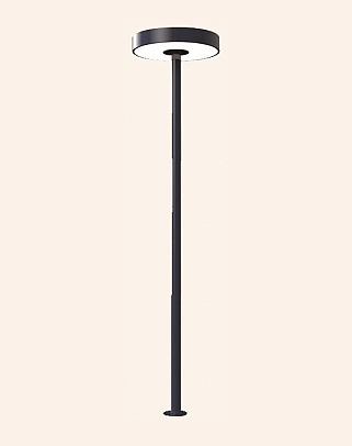 Y.A.82050 - Modern High Garden Lighting Poles