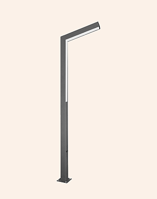 Y.A.87070 - Modern Garden Pole Lighting